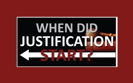When Did Justification Start?